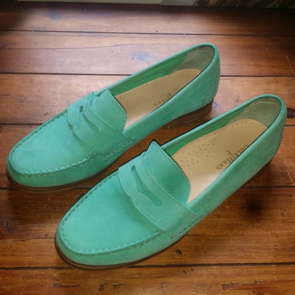 Cole Haan Shoes - New Cole Haan Green Loafers 7B (Narrow Fit)